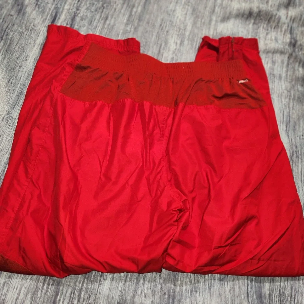 Adidas Red Wind Track Pants Men's Large Athletic Joggers Workout‎